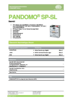 PANDOMO SP-SL NHD